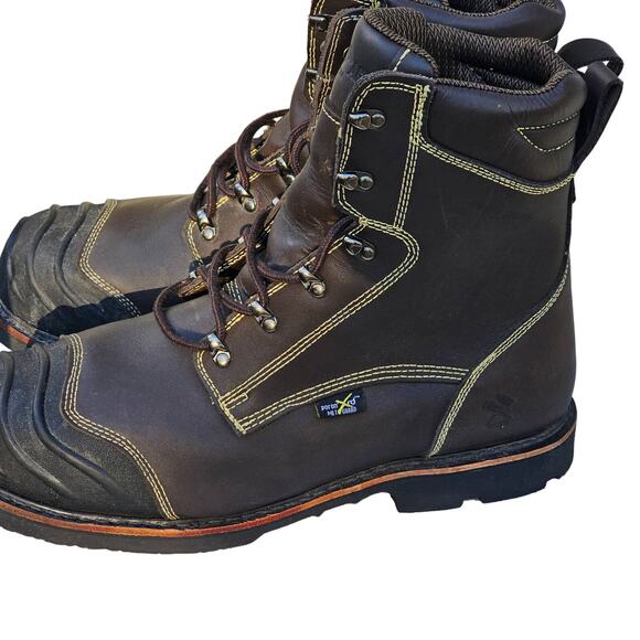 Iron Age Men's Safety Toe 10"‎ Heat Resistant Work Boot Size 15 M Iron Age - Picture 4 of 9